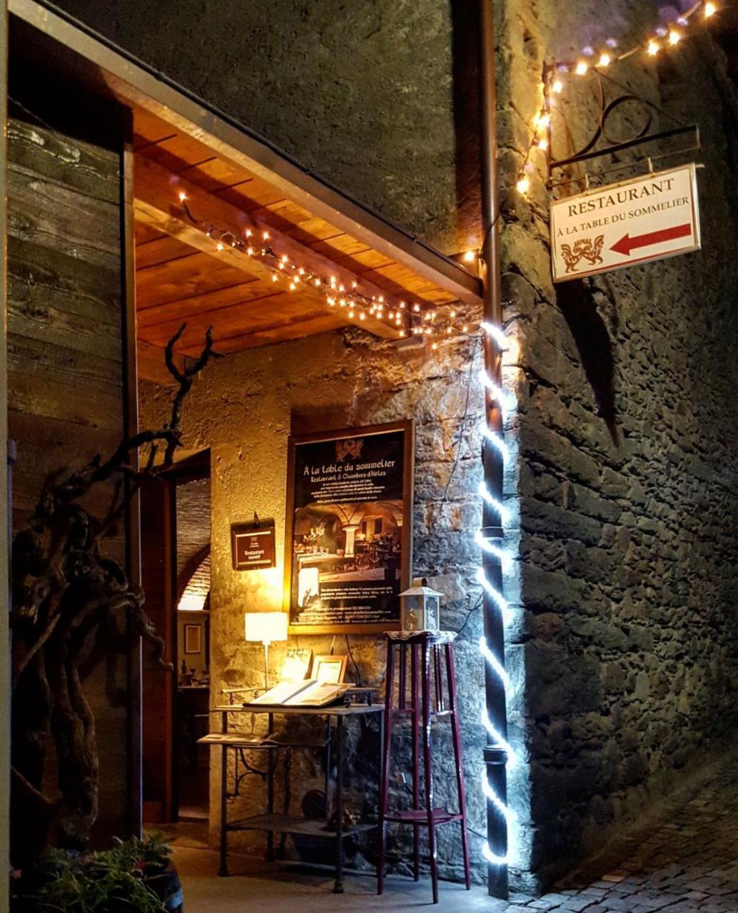 A' La Table Du Sommelier Chambres D Hotes & Restaurant Saint-Vincent Bagian luar foto